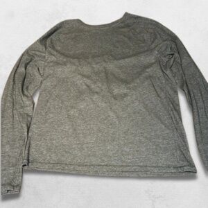 American Rag Pullover Tee Long Sleeved Straight Cuff Crew Neck Knit Gray Men's L